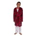  Youth 2-piece PJ Set with Robe, Polar Bear, One Color, Medium
