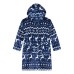  Youth 2-piece PJ Set with Robe, Reindeer, One Color, Small