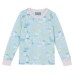 Youth 2-piece PJ Set with Robe, Moose, One Color, Medium