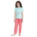  Youth 4-piece PJ Set, Adventure Awaits, Orange, Large