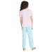  Youth 4-piece PJ Set, Adventure Awaits, Pink, Large