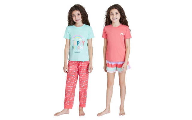  Youth 4-piece PJ Set, Adventure Awaits, Orange, Large