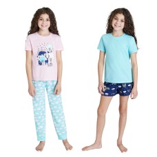 Eddie Bauer Youth 4-piece PJ Set, Adventure Awaits