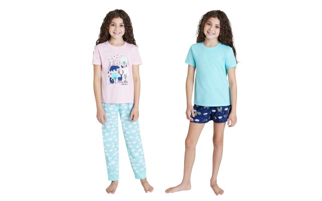  Youth 4-piece PJ Set, Adventure Awaits, Pink, Large
