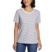  Ladies' Tee, 2-pack, Blue, XX-Large