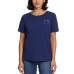  Ladies' Tee, 2-pack, Blue, Large