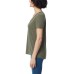  Ladies' V-Neck Lace Top, Green, XX-Large