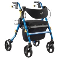 Empower Rolling Walker by Medline, Gold