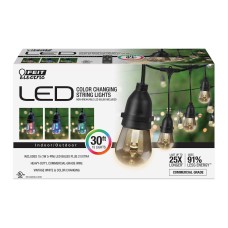 FEIT 30' LED Color Changing String Lights