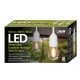  48' LED Filament String Light Set, White