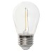  48' LED Filament String Light Set, Black
