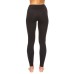  Ladies' Sueded Legging, 2-pack, Black, Medium