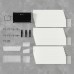 Flow Wall Garage Hardware Set, White