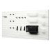 Flow Wall Garage Hardware Set, White