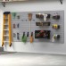 Flow Wall Garage Hardware Set, Silver