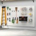 Flow Wall Garage Hardware Set, White