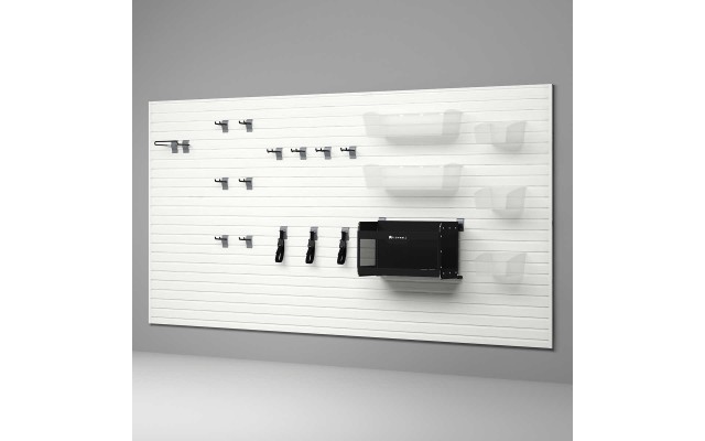 Flow Wall Garage Hardware Set, White