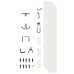  Sports Hook and Panel Set, White