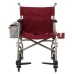 Freedom 3 Transport Wheelchair by , Red
