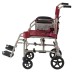 Freedom 3 Transport Wheelchair by , Red