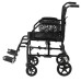 Freedom 3 Transport Wheelchair by , Black