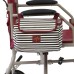 Freedom 3 Transport Wheelchair by , Red