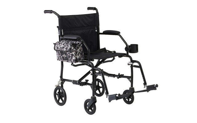 Freedom 3 Transport Wheelchair by , Black
