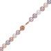 Freshwater Cultured 8-8.5mm Pink Multi Color Pearl 14kt Rose Gold Bracelet