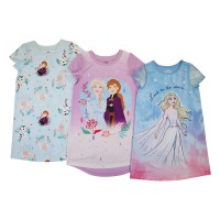 Frozen Disney Kids' 3-pack Nightgown, One Color, 7