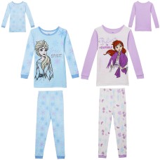 Frozen Kids' 4-piece Cotton PJ Set