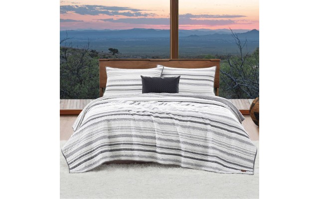  4-piece Quilt Set, Paloma, One Color, Queen