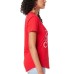  Ladies' Americana Tee, Red, XX-Large