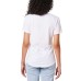  Ladies' Americana Tee, White, X-Large