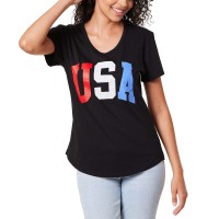 General Standard Ladies' Americana Tee, Black, X-Large