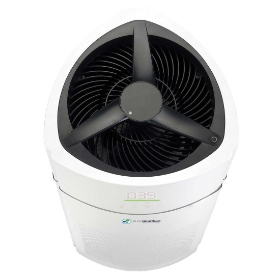  4-in-1 Large Room 360 Degree Air Purifier with True HEPA Filter and High Performing CADR