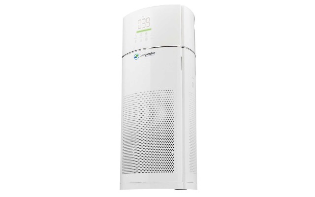  4-in-1 Large Room 360 Degree Air Purifier with True HEPA Filter and High Performing CADR