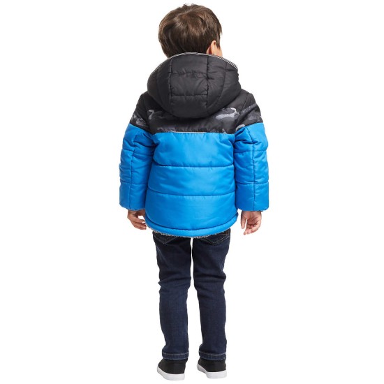  Kids Reversible Jacket, Blue or Red, Blue, 2T