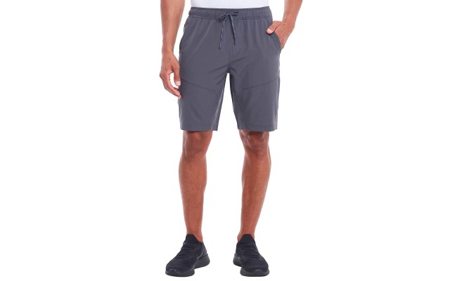  Men’s Pull On Short, Gray, Large