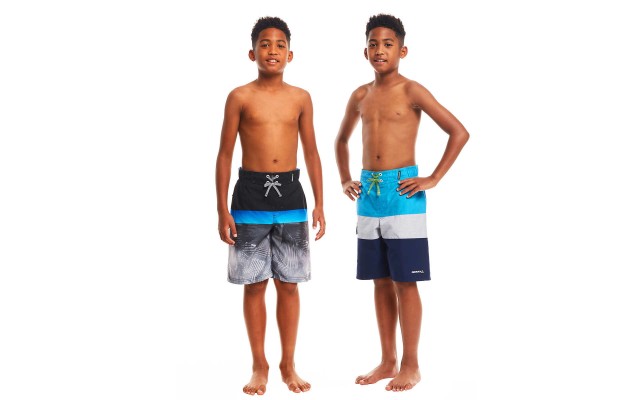  Youth 2-pack Swim Short, Gray, Large
