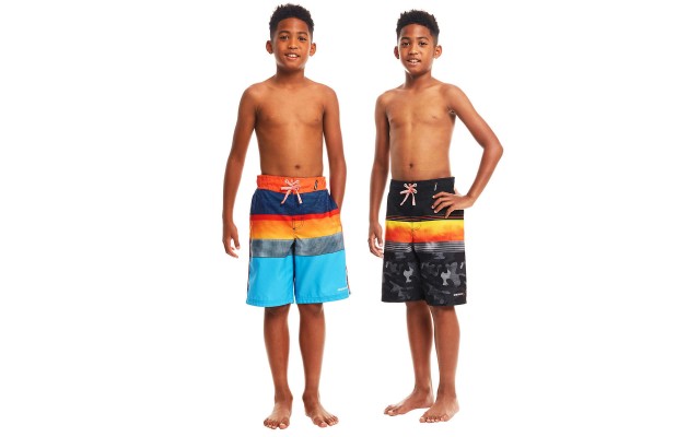  Youth 2-pack Swim Short, Orange, Large