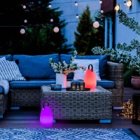 GloGlobe Wireless LED Color Changing Lantern, 2pk