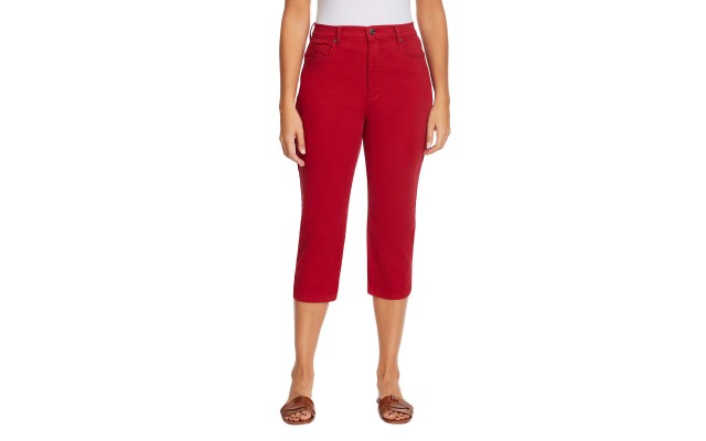  Ladies' Amanda Capri, Red, 16