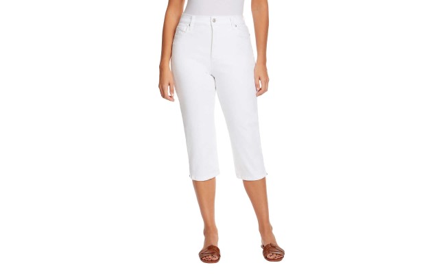 Ladies' Amanda Capri, White, 10