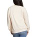  Ladies' Pullover with Lace, Cream, 2X