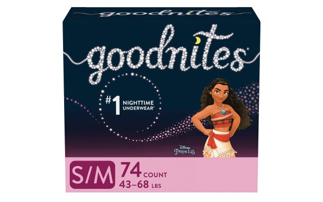  Nighttime Underwear, Girls Sizes S/M - XL, One Color, X-Large (95-140+ lb/43-64+ kg)