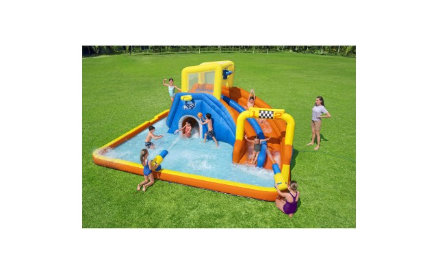  Super Speedway Inflatable Mega Water Park