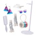  Hairmazing Kaleidoscope Series Fashion Doll 6 Styling Accessories and a Brush, Rayne