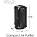  Hepa True Air Compact Pet Air Purifier, Home And Office- Black