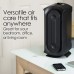  Hepa True Air Compact Pet Air Purifier, Home And Office- Black