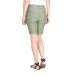  Ladies' Bermuda Short, Green, 2X